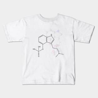 Psilocybin Molecule Kids T-Shirt